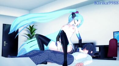 Busty Hentai MILF Vocaloid Miku - Sensual Love