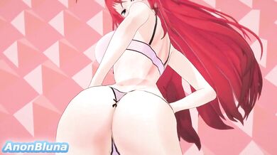 - Uncensored Hentai Porn Parody of Anonbluna High School DXD with Added Scenes and Content