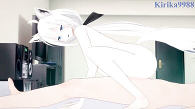'A Hololive Virtual Tube Star Experiments with Her Shirakami Fubuki!'