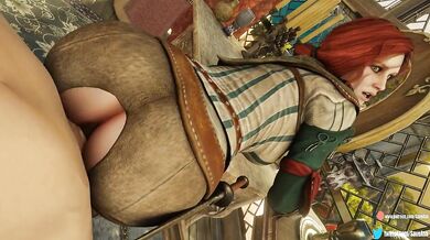 Triss's Doggy Style POV Fuck Fest - Ass to the Rescue!