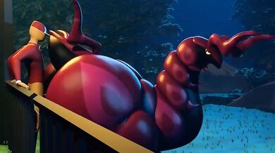Unleashing the Beast Within: Scolex and King of FacesX Get Stuffed by a Giant Dumptruck