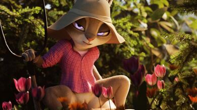 'Judy, the Sexy Farmer Takes a Break with Her Fertile Wet Womb'