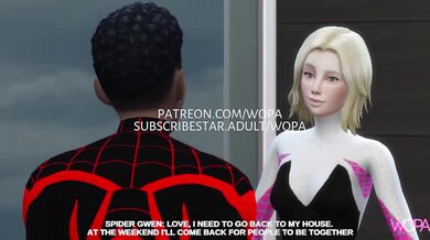 Sneaky Spider-Man Catches Sly Gwen in the Act!