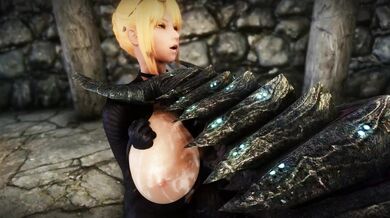 Majoras' Mask Mage in a Latex Suit, Taken by Golbin in Episode 5 of Soul Eater Season 2.