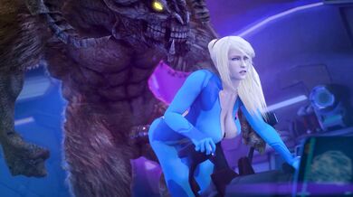Taurus and Samus Repeat their Passionate Encounter in 'Samus X Taurus' Epic Hentai Video!
