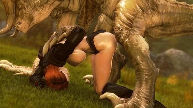 Female Commander Shepard's Repeated Encounter with the Savage Deathclaw Beast