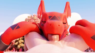 A Night with Guilmon and His Sexy Swimsuit Wife at the Hot Spring Resort!