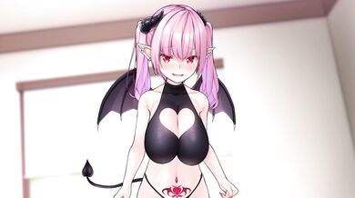 Arina the Succubus Pleases with her Obscene Long Tongue and Extreme Ear Licking in Onsen Honey