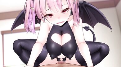 Arina the Succubus Pleases with her Obscene Long Tongue and Extreme Ear Licking in Onsen Honey