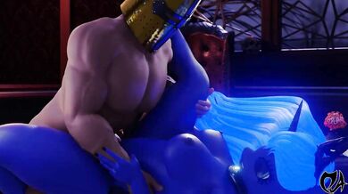 Luna's Squirt-Splattered Shield-Slaying Sexcapade with Sir DeadAir3d