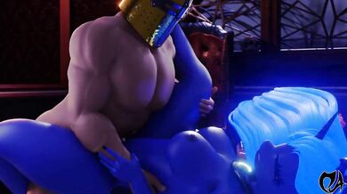 Luna's Squirt-Splattered Shield-Slaying Sexcapade with Sir DeadAir3d