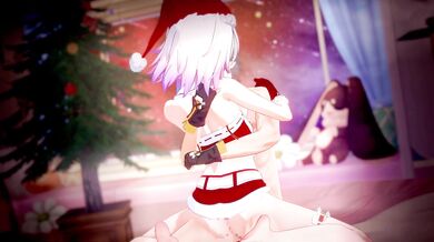Honkai Christmas Cum-trail - Jingle Balls,Ruan Meat,3/7/2021,Her Tits Explode