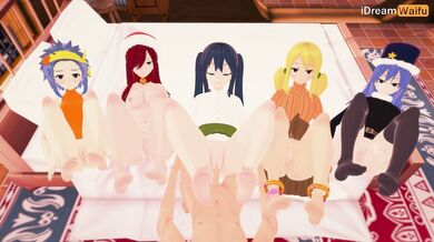 Fairy Tail: Kinky Animation of Fairies' Orgies