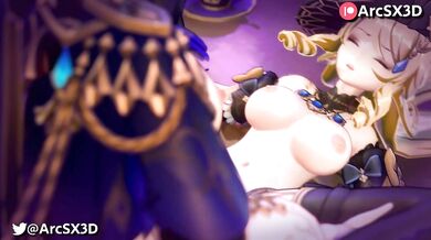 Anal Overload with Clorinde and Navia's Bubble Butts