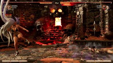 X-ray vision on naked women: Ryona's Sindel's ultimate fantasy fulfilled