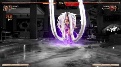 X-ray vision on naked women: Ryona's Sindel's ultimate fantasy fulfilled
