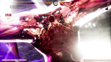 X-ray vision on naked women: Ryona's Sindel's ultimate fantasy fulfilled