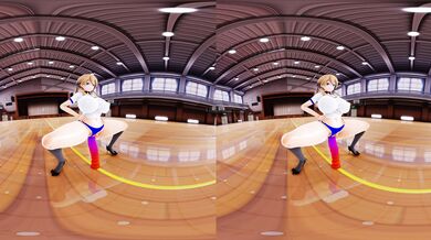 MMD VR POV - Busty Anime Girl Sucks and Fucks in Virtual Reality