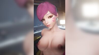 The Ultimate Hentai Showdown Between D.va and Her Boobs
