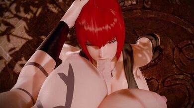 Orochi's Futa Cumshot Sensation with Leona and the Bouquetman [WM Included]