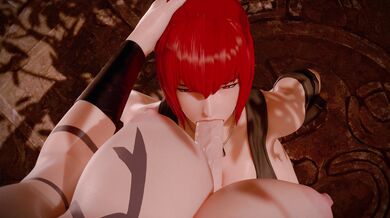 Orochi's Futa Cumshot Sensation with Leona and the Bouquetman [WM Included]