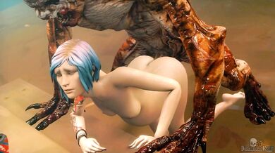 Tentacle Demon's Forbidden Fruit: Chloe the Pregnant Ghost