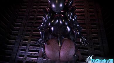 [Blender] Xenophiliac Predator with Futanari Lover(s)