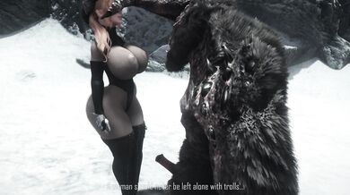 Massive Mountain Monster Fucks Dreamy Damsel in Heated Hideaway