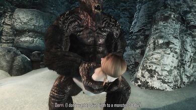 Massive Mountain Monster Fucks Dreamy Damsel in Heated Hideaway