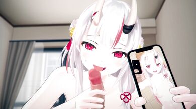 Robin Hood and Little Red Riding Hood engage in a wild threesome with Ayame Nakiri