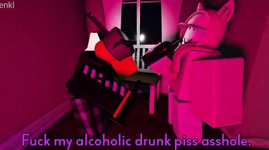 Shameless drunk whore