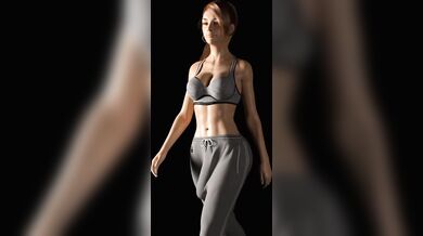 Female Muscle Goddess Gina (futa 3d) Prepares for Gym Domination [Serge3dx].