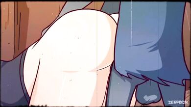 Sexy Cosplay Maid Strips Naked And Sucks Cock In The Kitchen!