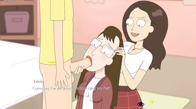 'Unexpected Visit: Two Lustful Teens and a Forbidden Cock'