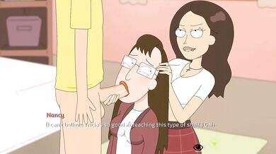 'Unexpected Visit: Two Lustful Teens and a Forbidden Cock'