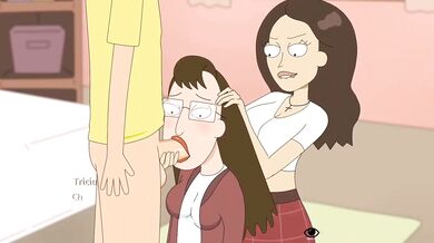 'Unexpected Visit: Two Lustful Teens and a Forbidden Cock'