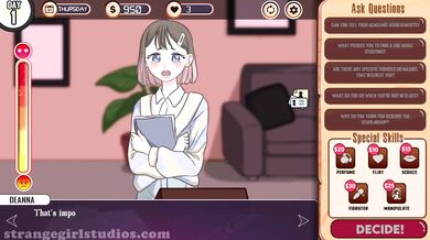 Deanna's Horny Interview as a Recruiter