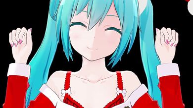 Hatsune Miku and her Elf Friends Gift-Giving POV Blowjob