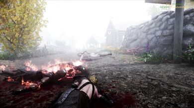 Orcs dominate hapless adventurer in every hole