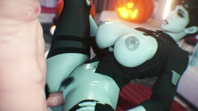 Cumming on Halloween with Bouquetman and No Waiting Time