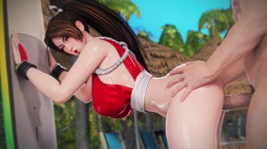 Mai's Punishing Doggy Style Ride with Bouquet Man