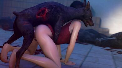 Grotesque Gangbang of the Undead Canine: Ada's Lustful Encounter with a Zombified Pooch [Limitless]