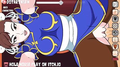 Chun-Li's Ultra Doggy Style Creampie Drenches the Hole House