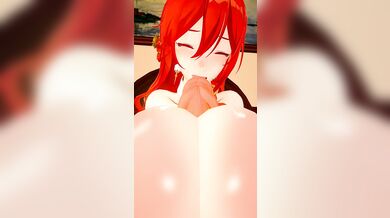 Himeko Auto-Fellatio [No Sound - No Music] [Self-Pleasure]