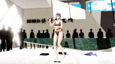 Lilac's Rhythm Seduces OL Himekawa into Public Striptease