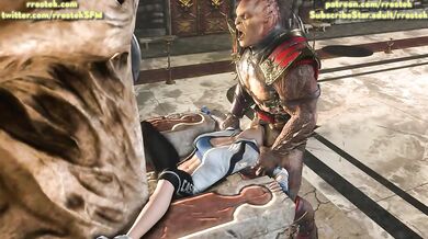 Shao Kahn's Sex Slave Cassie Cage Gets Pounded In All Holes