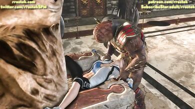 Shao Kahn's Sex Slave Cassie Cage Gets Pounded In All Holes