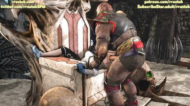 Shao Kahn's Sex Slave Cassie Cage Gets Pounded In All Holes