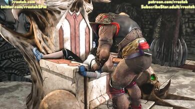 Shao Kahn's Sex Slave Cassie Cage Gets Pounded In All Holes