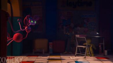 'Son's Secret Fantasy Fulfilled by Mom's Long Legs'